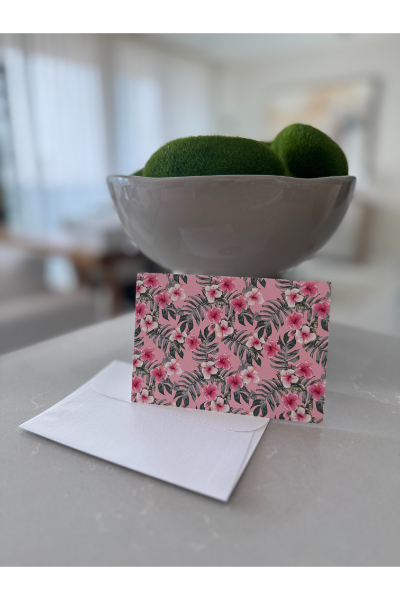 Greeting Card - Shoe Flower Floral